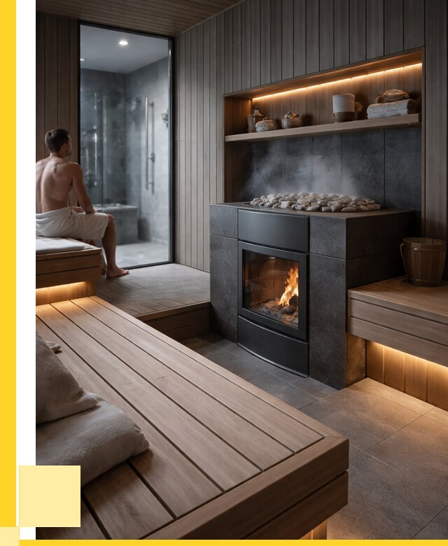 Проект сауны в частном доме в Стрежевом от 35683 р. | ЭриданСтж