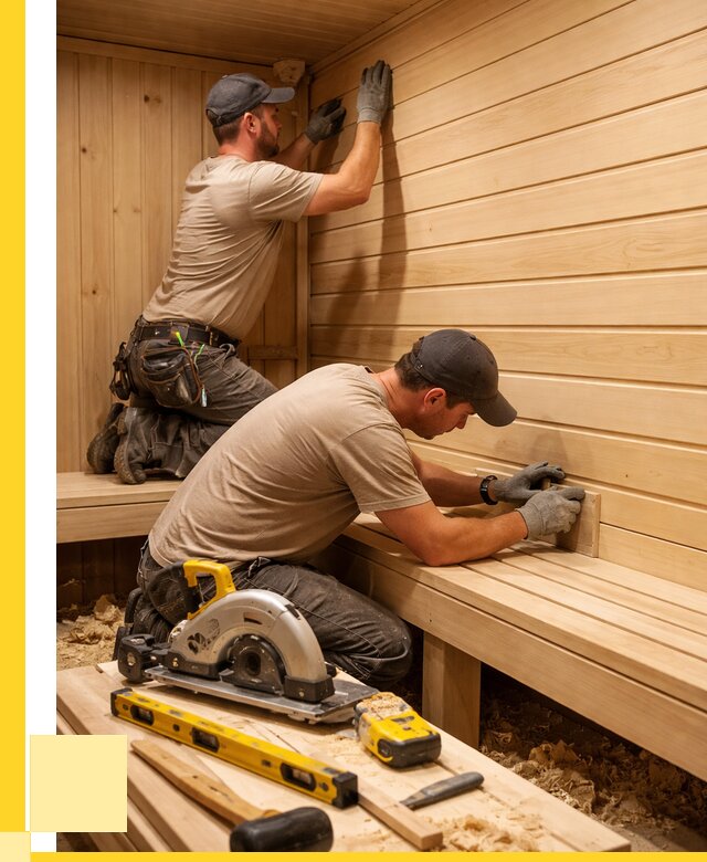 Обшивка саун вагонкой в Стрежевом от 2549 р. | ЭриданСтж