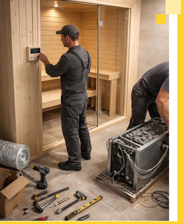 Поставка, установка и монтаж электрических саун в Стрежевом