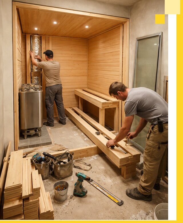 Проектирование и установка домашних саун под ключ в Стрежевом