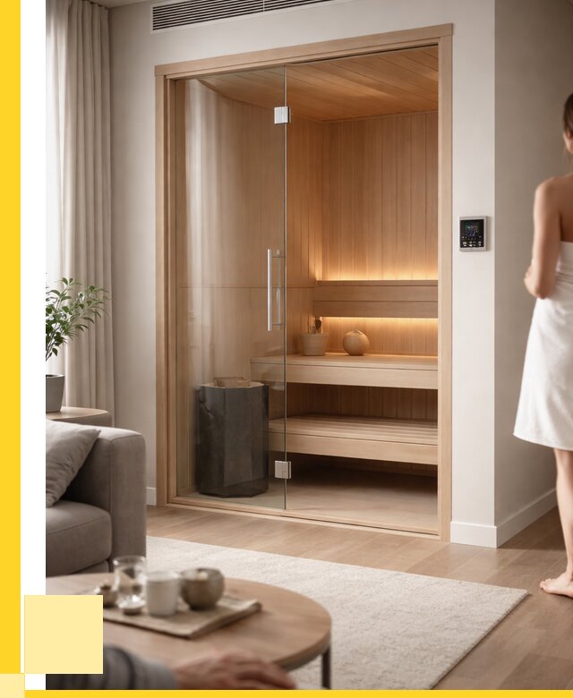 Сауна в квартире под ключ в Стрежевом от 122340 р. ЭриданСтж