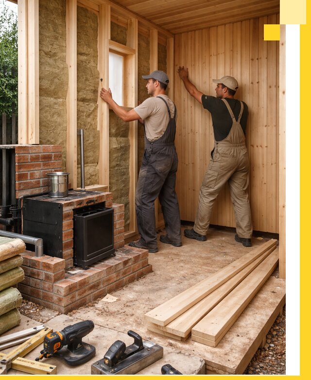 Строительство и установка дачных саун под ключ в Стрежевом