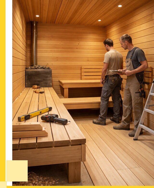 Отделка бань и саун в Стрежевом по цене от 4588 р. | ЭриданСтж