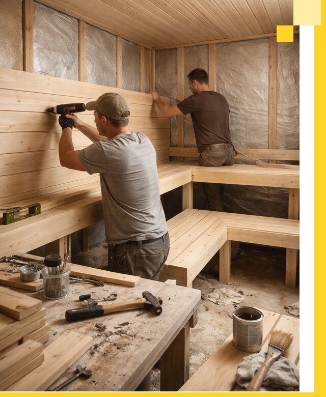 Профессиональная отделка бань и саун под ключ в Стрежевом