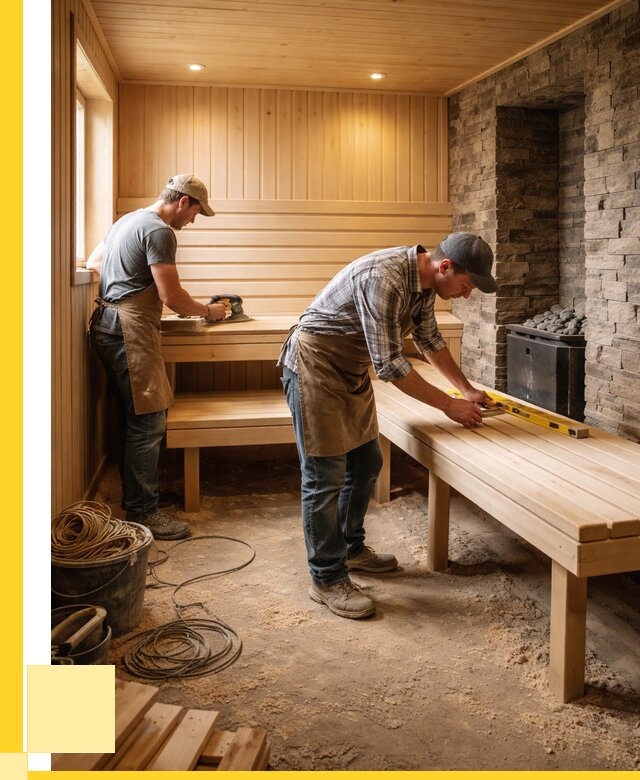 Отделка бани в Стрежевом: внутренняя отделка от 3059 р. | ЭриданСтж