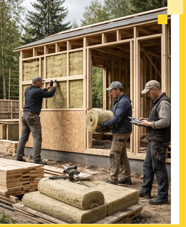 Проектирование и строительство каркасных бань в Стрежевом под ключ