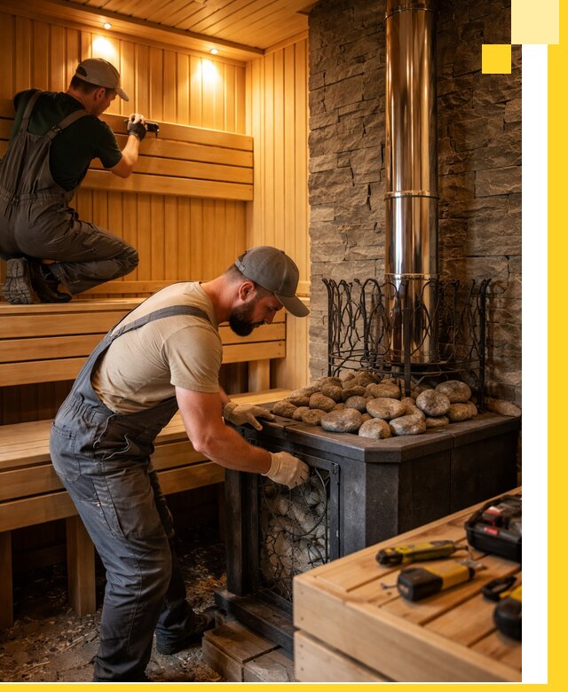 Комплексный дизайн бань, саун и зон отдыха в Стрежевом