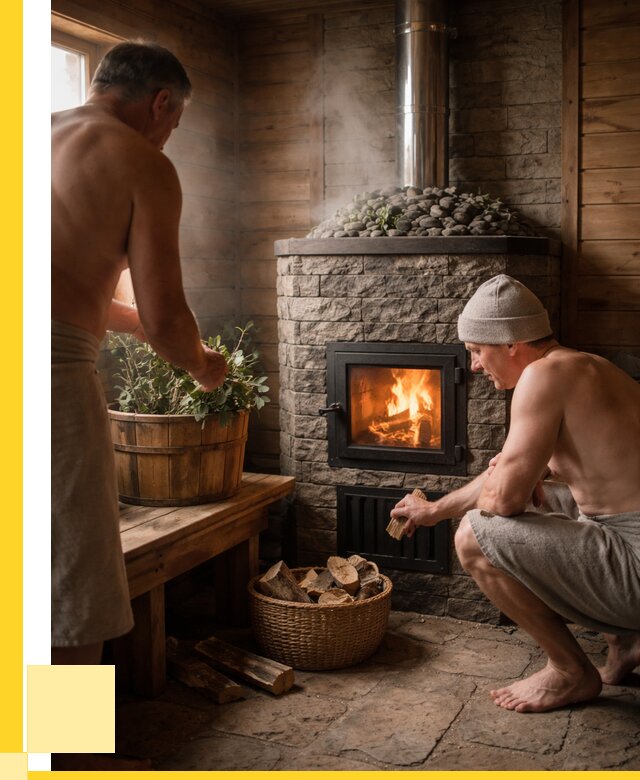 Банные печи под ключ в Стрежевом от 45878 р. | ЭриданСтж кирпичная