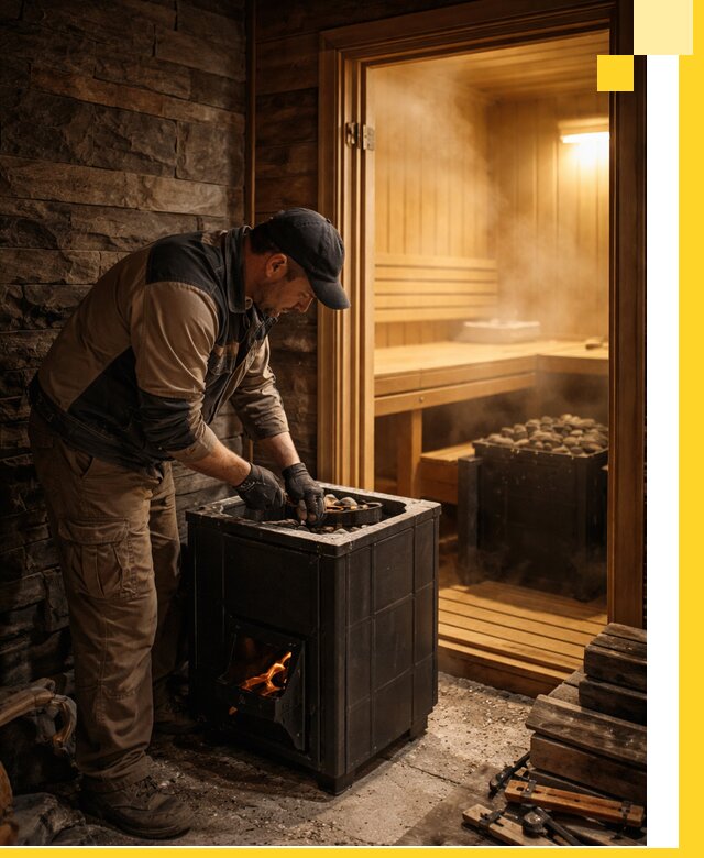 Строительство бани с сауной под ключ в Стрежевом от проекта до сдачи