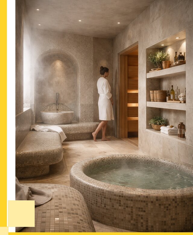 Строительство бани с хамамом в Стрежевом от 764625 р. | ЭриданСтж