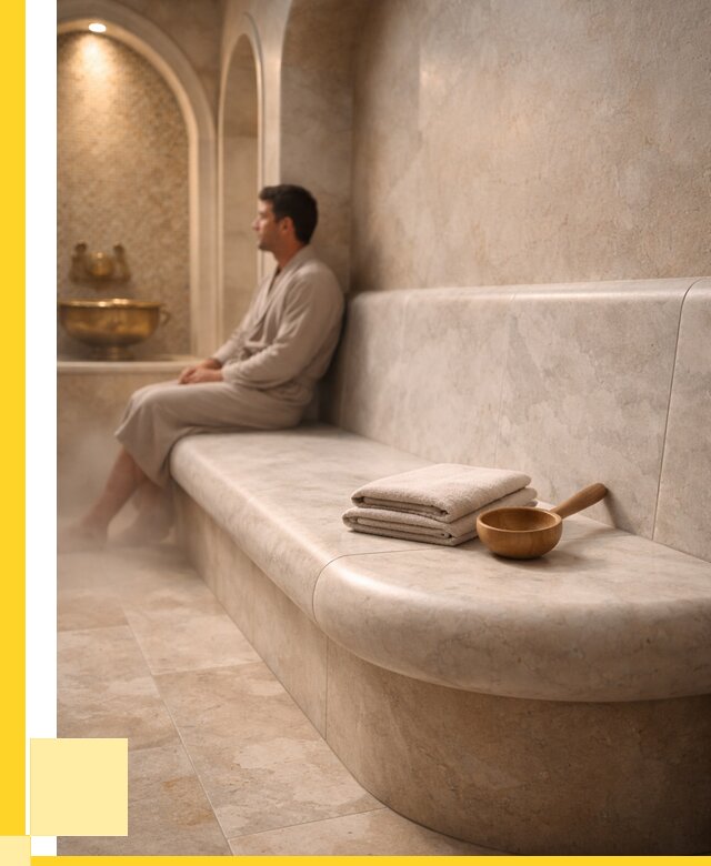 Сиденья для хамама в Стрежевом под ключ от 12234 р. | ЭриданСтж