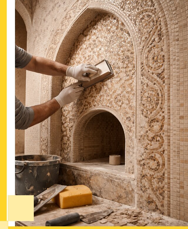 Мозаика для хамама в Стрежевом под ключ от 5098 р. | ЭриданСтж