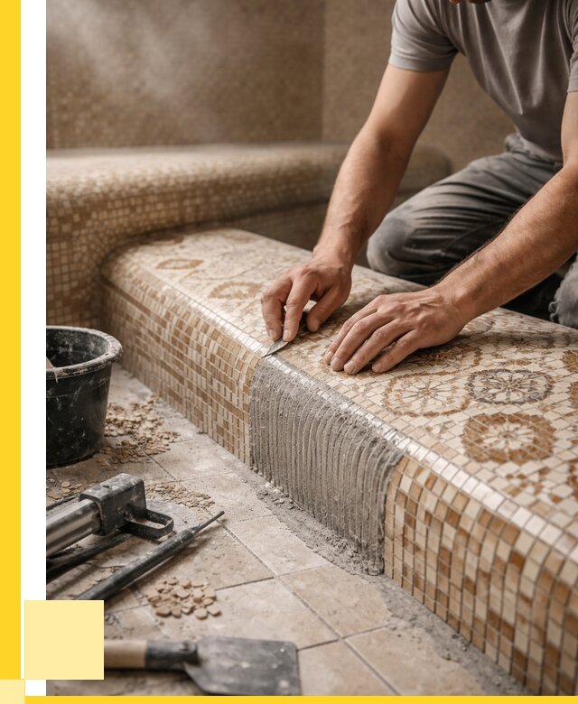 Плитка для хамама под ключ в Стрежевом от 3568 р. | ЭриданСтж