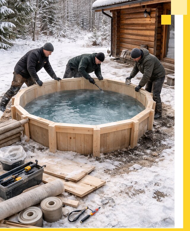 Изготовление и установка ледяных купелей под ключ в Стрежевом