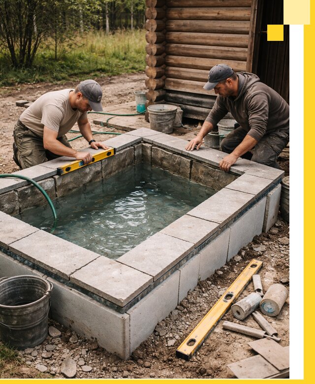 Изготовление и установка холодных купелей под ключ в Стрежевом