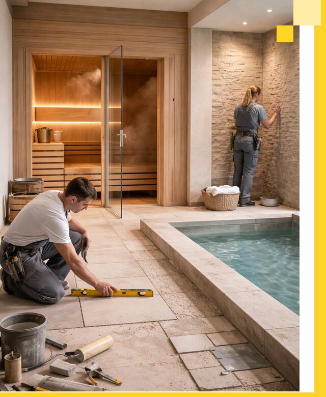 Комплексный дизайн и отделка интерьеров SPA под ключ в Стрежевом